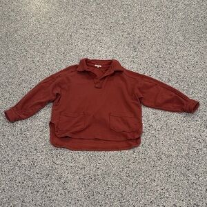 Easel Los Angeles Brick Red Pullover
